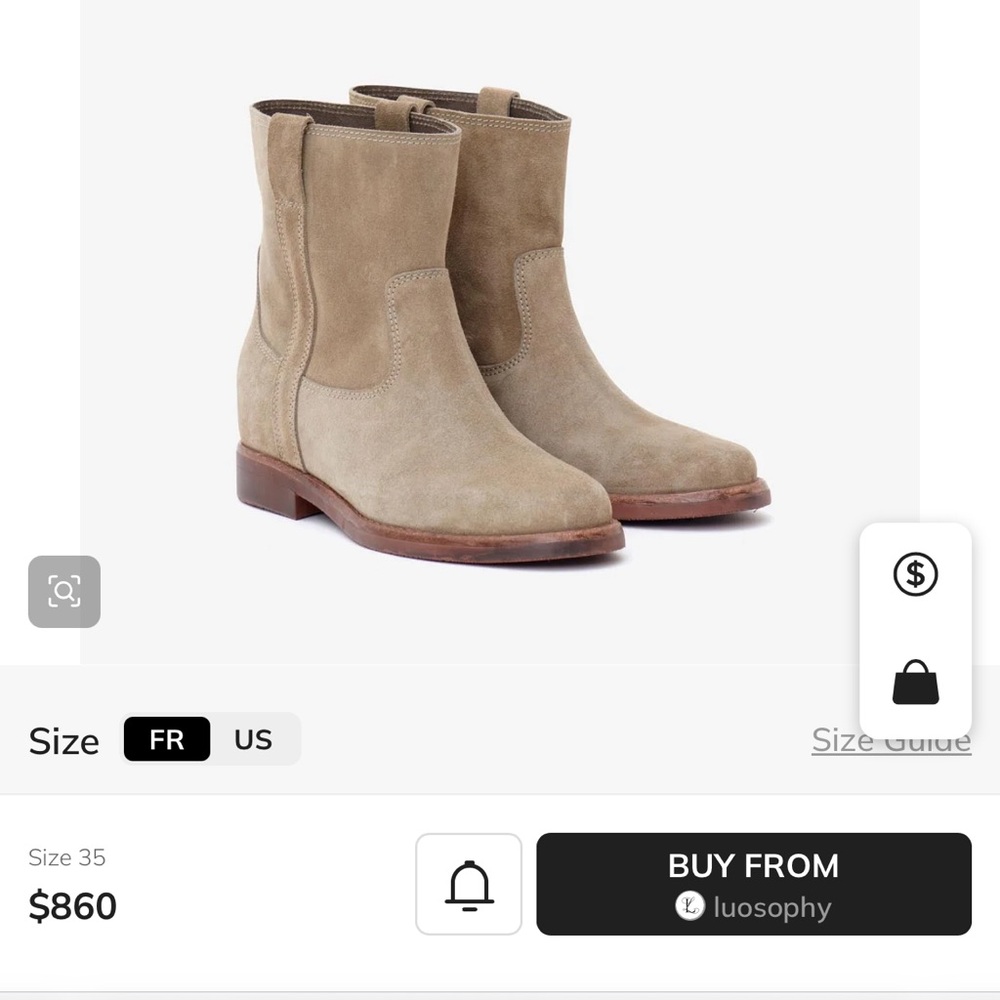 Isabel Marant Suede Ankle Boots - Picture 8 of 8